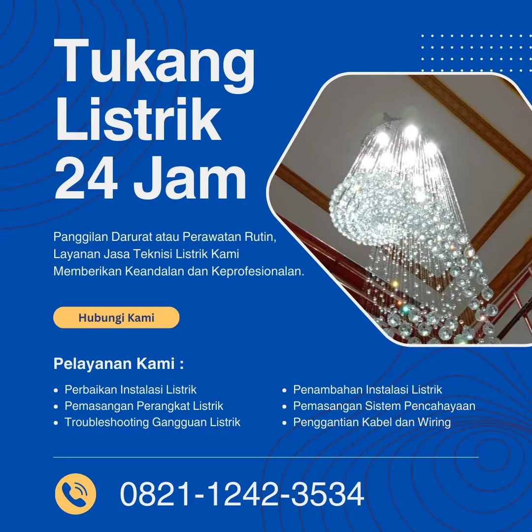 Tukang Listrik Pamulang Timur Tangerang Selatan 0821-1242-3534