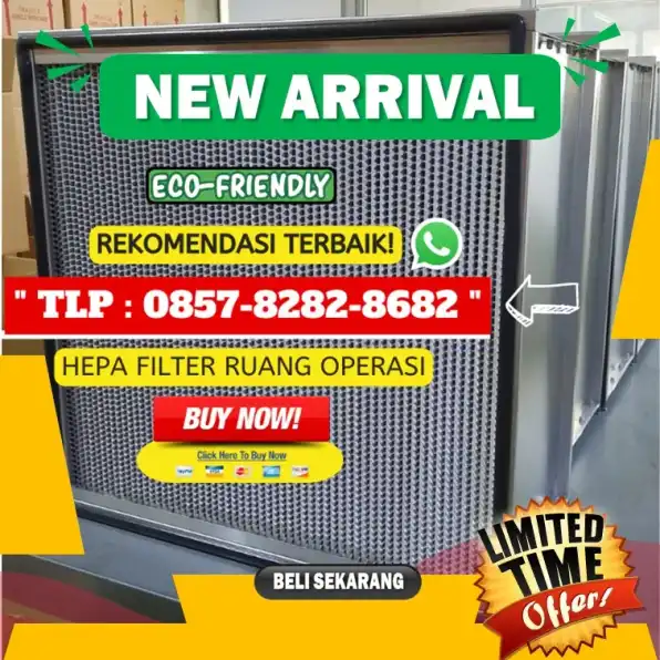 [0857-8282.8682] Jual Hepa Filter AHU untuk Sistem HVAC Berkualitas