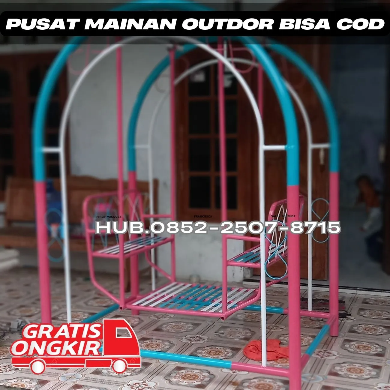 Inspirasi ayunan besi kecil Dan mainan outdoor Kec Sentolo Kulon Progo