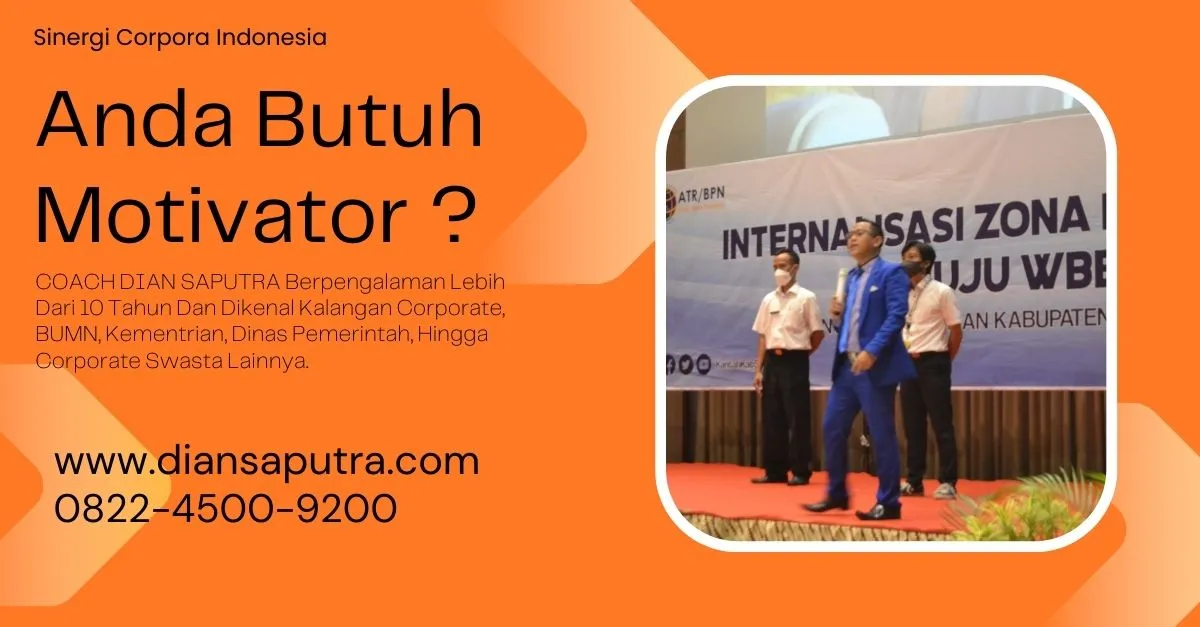 Trainer Leadership Purwokerto, Terpercaya & Solutif, Dian Saputra