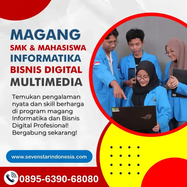 Magang SMK Bisnis Digital Malang Bersertifikat Resmi, Hub 0895-6390-68080