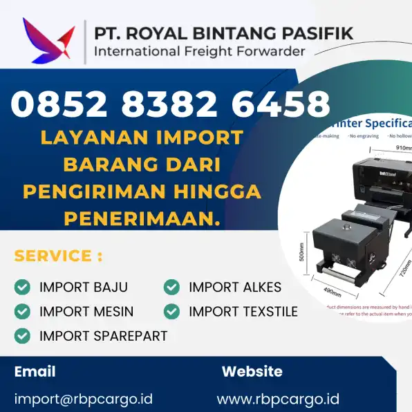 Layanan import barang dari pengiriman hingga penerimaan