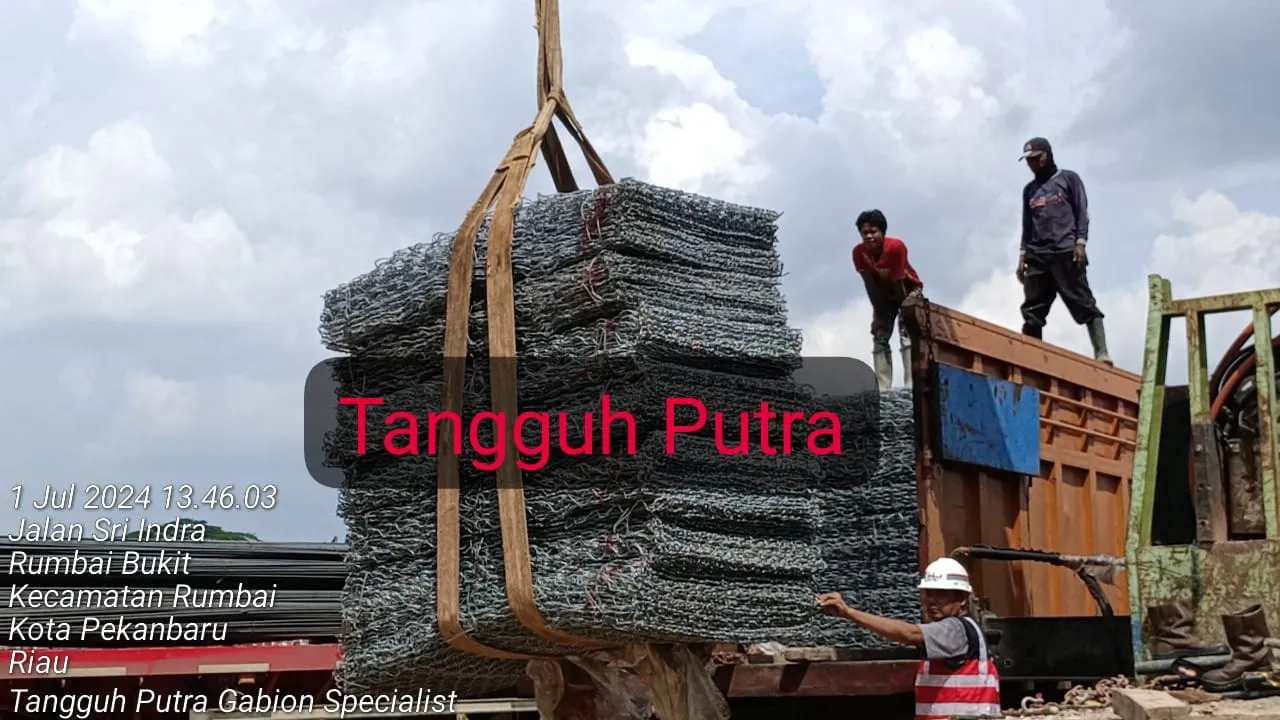 Promo, Bronjong Kawat Maccaferri di Sungai Sembilan, Riau
