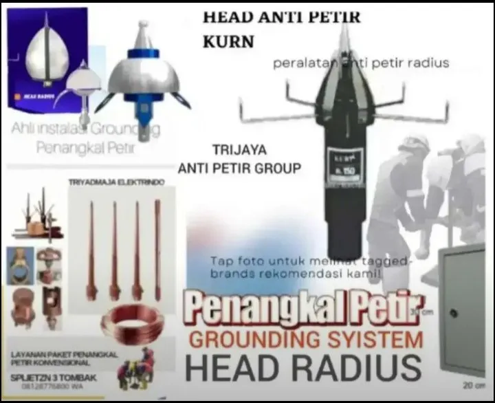 spesialis ahli jasa pasang anti penangkal petir Ciparay Kertasari Pacet bandung