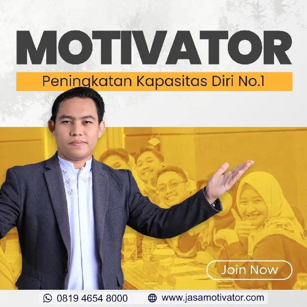 Pembicara Seminar Motivasi Jogja (Viral)!!! Terbaik