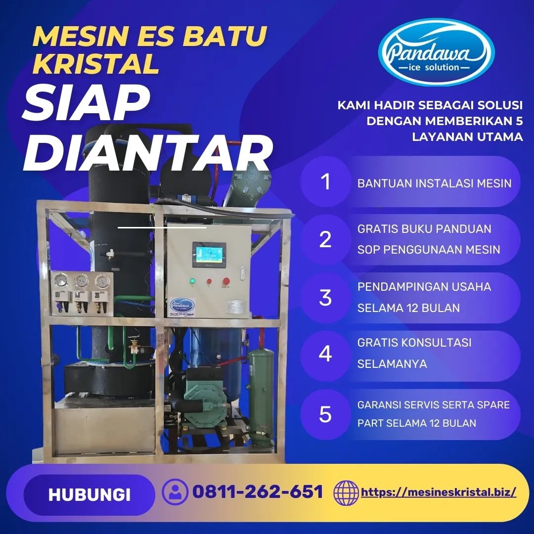 MESIN ES KRISTAL 1 TON, LUWU TIMUR SULSEL