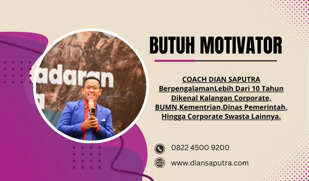 Motivator Pangalengan, Terpercaya & Solutif, Dian Saputra