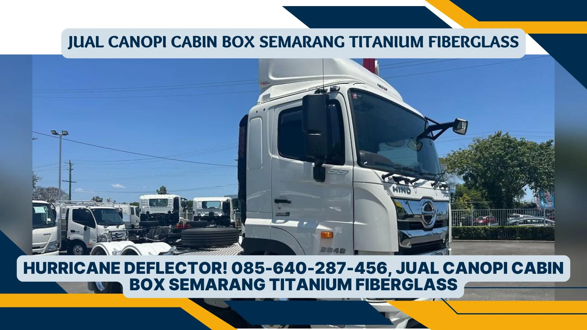 Lolos KIR! 085-640-287-456, Jual Canopi Cabin Box Semarang Titanium Fiberglass