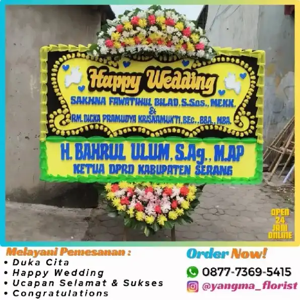 WA: 0877-7369-5415 KARANGAN BUNGA BALARAJA #tokobungabalaraja