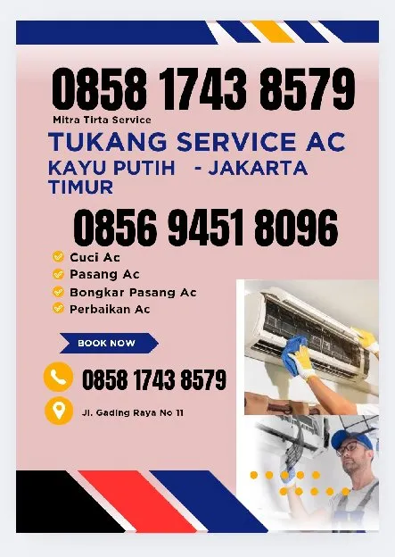 O856 9451 8O96 Layanan Cuci Ac, Service Ac, Tukang Ac Daerah Kayu Putih Jakarta Timur