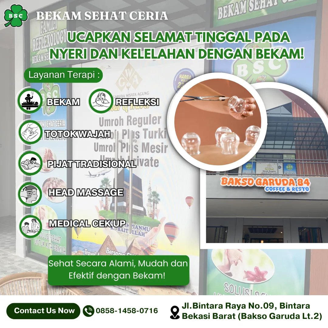 Klinik Bekam Terdekat Bekasi, Klinik Bekam Akhwat di Bekasi