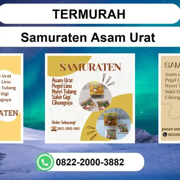 TERMURAH, 0822-2000-3882 DISTRIBUTOR SamUrat en Asam Urat Samarinda