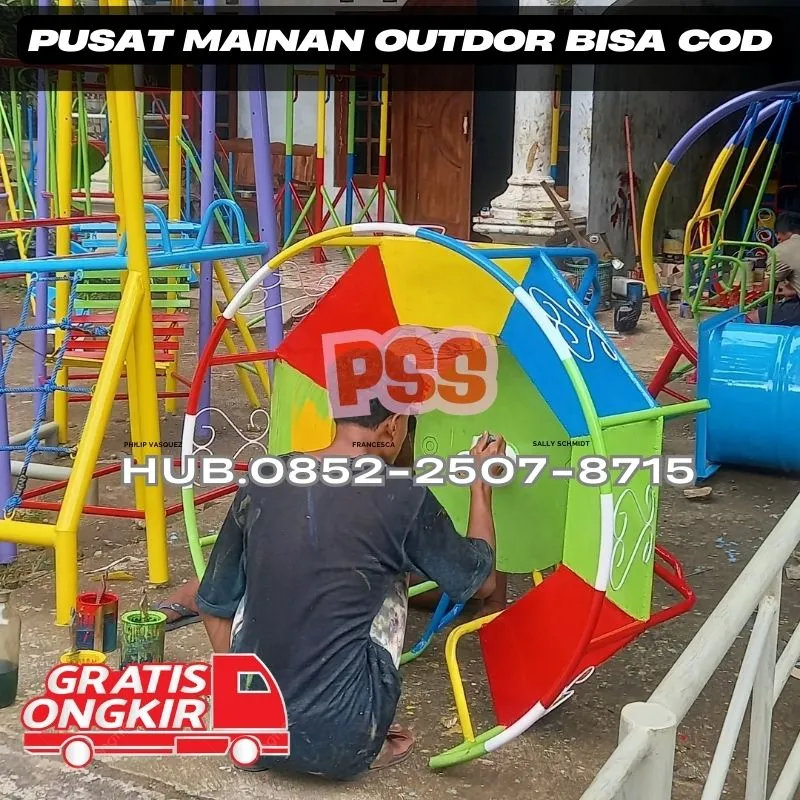 Contoh Ayunan Besi Custom Dan Perosotan Anak Kec Payangan Gianyar