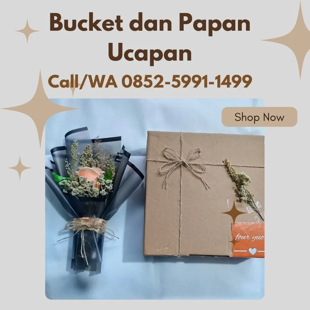 Jual Buket Bunga Artificial Pandaan