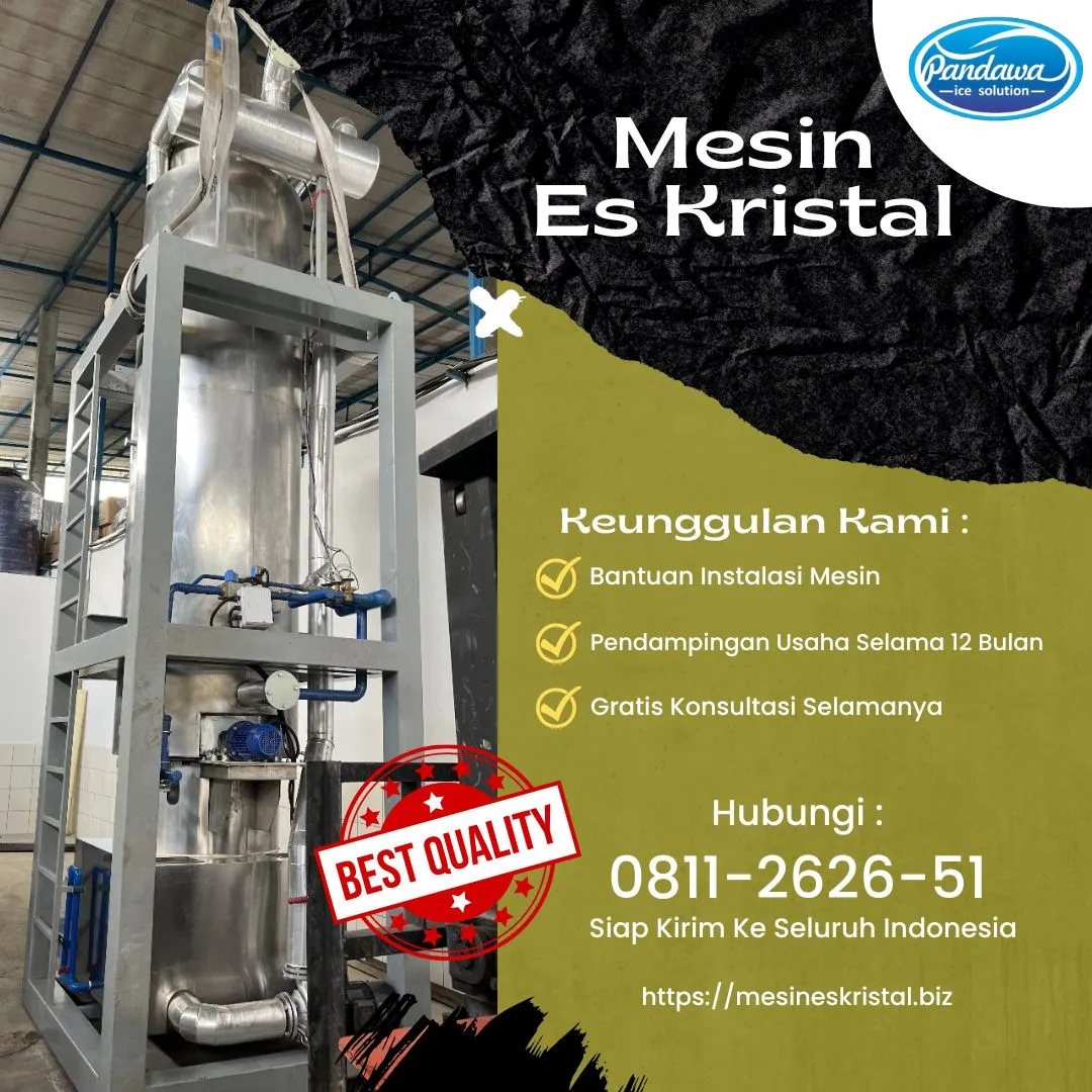 MESIN ES KRISTAL 1 TON, KOLAKA UTARA, SULTRA