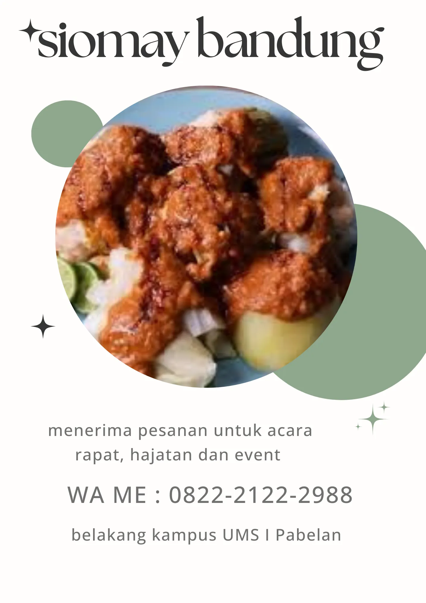 TERBAIK! Siomay bandung Asli ke Sragen