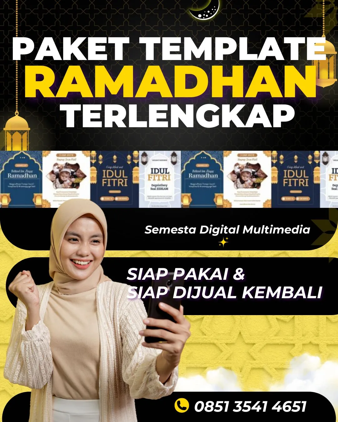 Siap Pakai Jual Ramadhan Template 2025 Video Ucapan Untuk Pebisnis Online Di Bantul Semesta Digital Multimedia