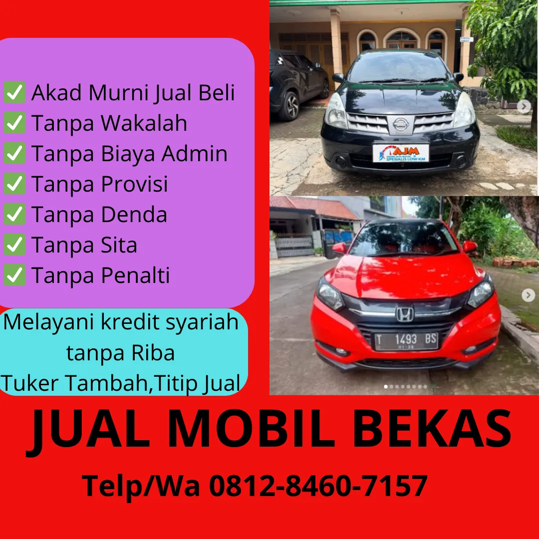 Jaminan Nyaman  Dealer Mobil Bekas anak muda Karawang timur Tanpa Sita Elfayyad Prosyariah Mobilindo