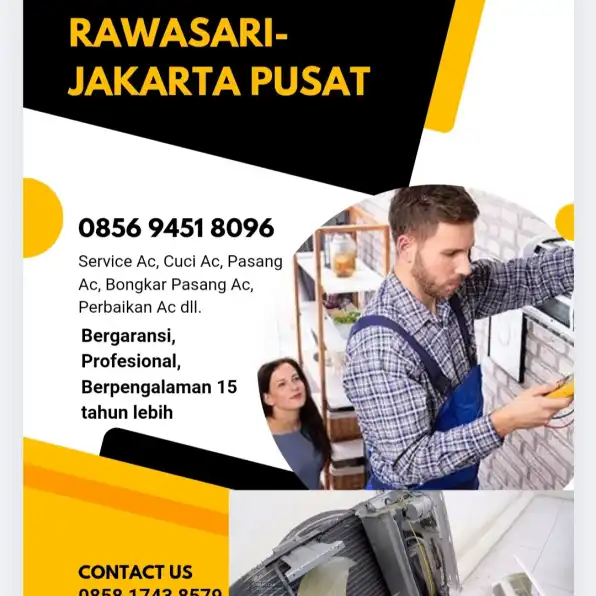 Layanan Service Ac Daerah Rawasari Jakarta Pusat 0856 9451 8096