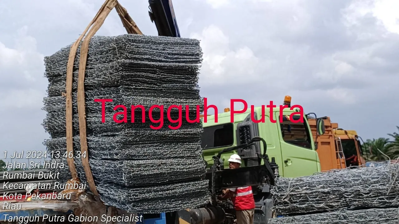 Murah, Pabrik Bronjong Kawat Maccaferri di Enok, Riau