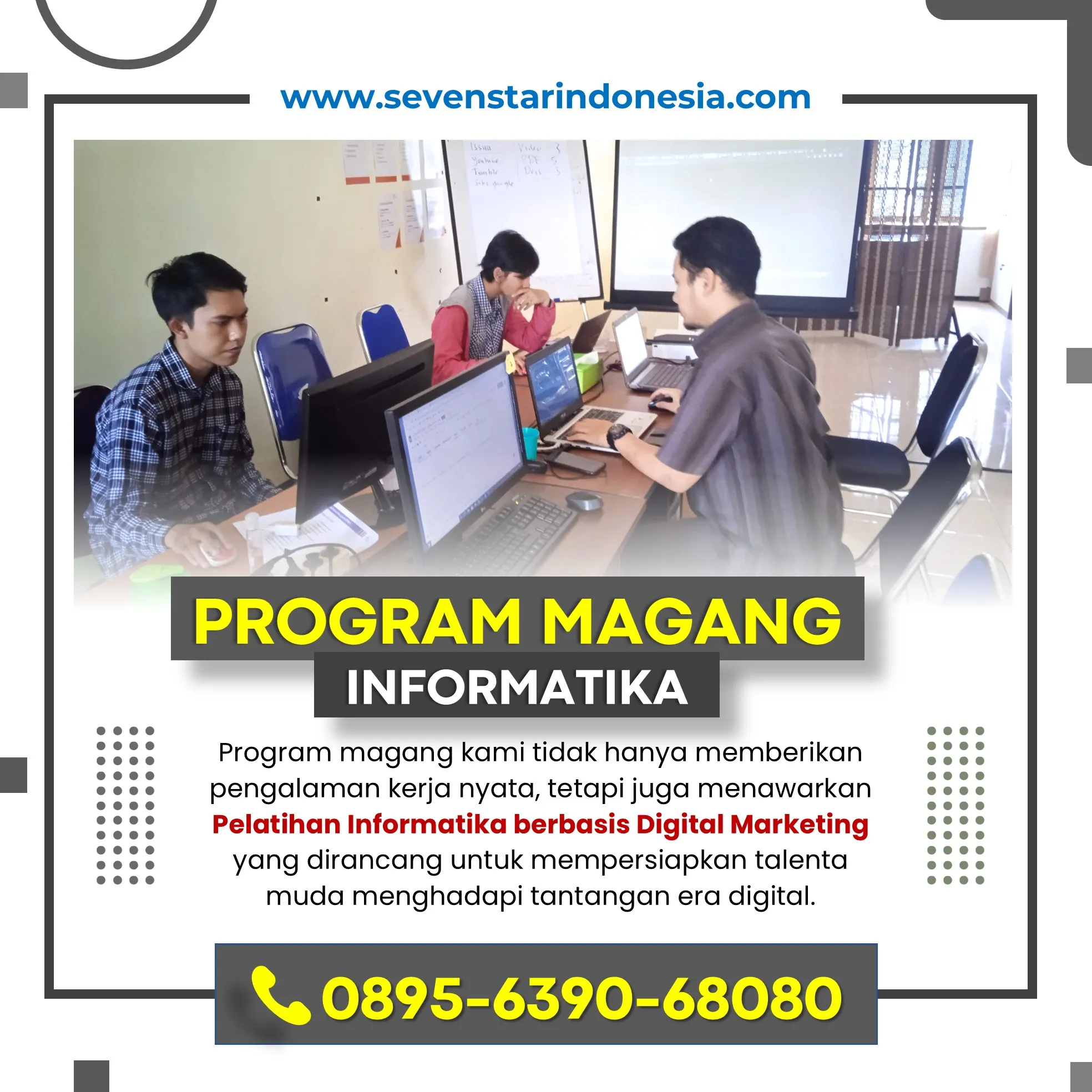 (WA 0895-6390-68080) Rekomendasi Magang Informatika di Kediri