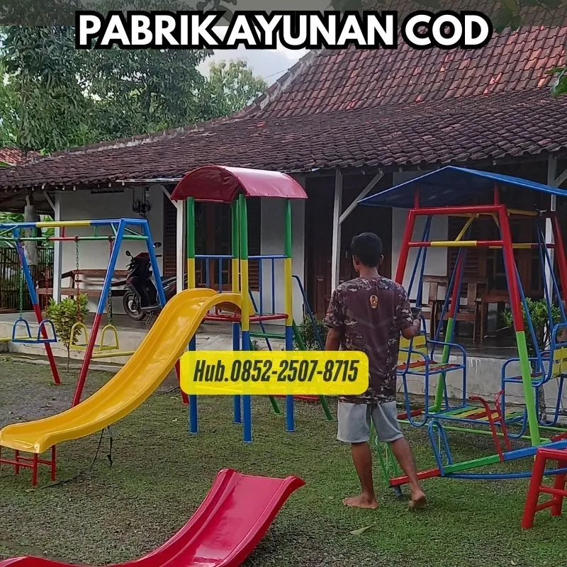 Contoh ayunan besi dewasa Dan Perosotan Custom  Kec Purbaratu Tasikmalaya kota