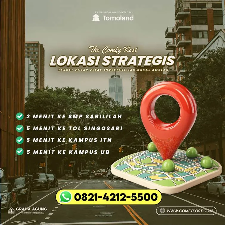PELUANG TERBATAS T821-4212-5500 Developer Rumah Kost Hunian Untuk Karyawan Jawa Timur Banyuwangi COMFY KOST