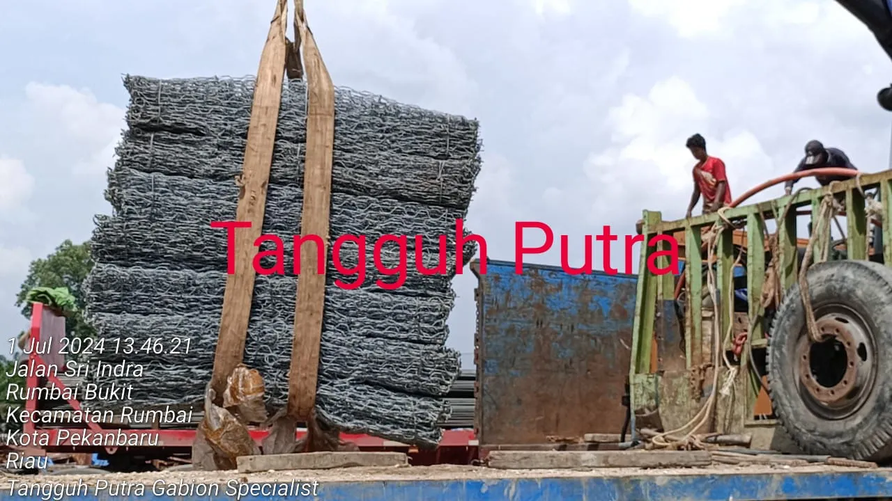 Murah, Pabrik Bronjong Kawat Maccaferri di Enok, Riau