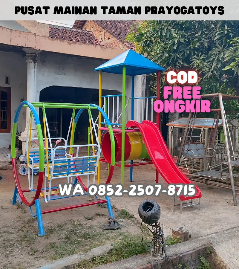 Pusat ayunan besi bayi Dan mainan di playground Ciamis Ciamis