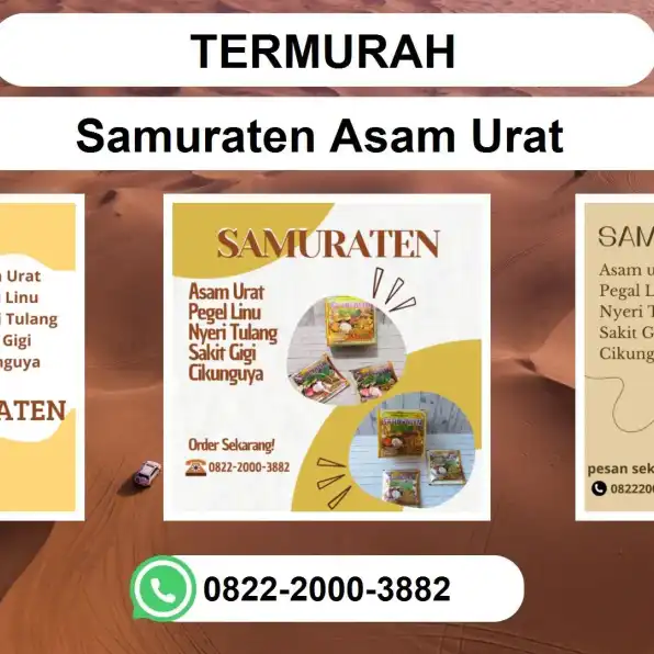 TERMURAH, 0822-2000-3882 DISTRIBUTOR Samuraten Asam urat Nganjuk