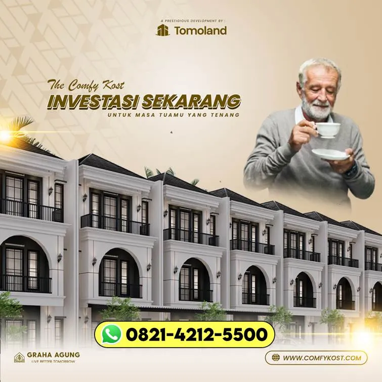 BISA DIANGSUR x821-4212-5500 Investasi Rumah Kost Minimalis Untuk Keluarga Jawa Timur Bondowoso GRAHA AGUNG HIGHLAND