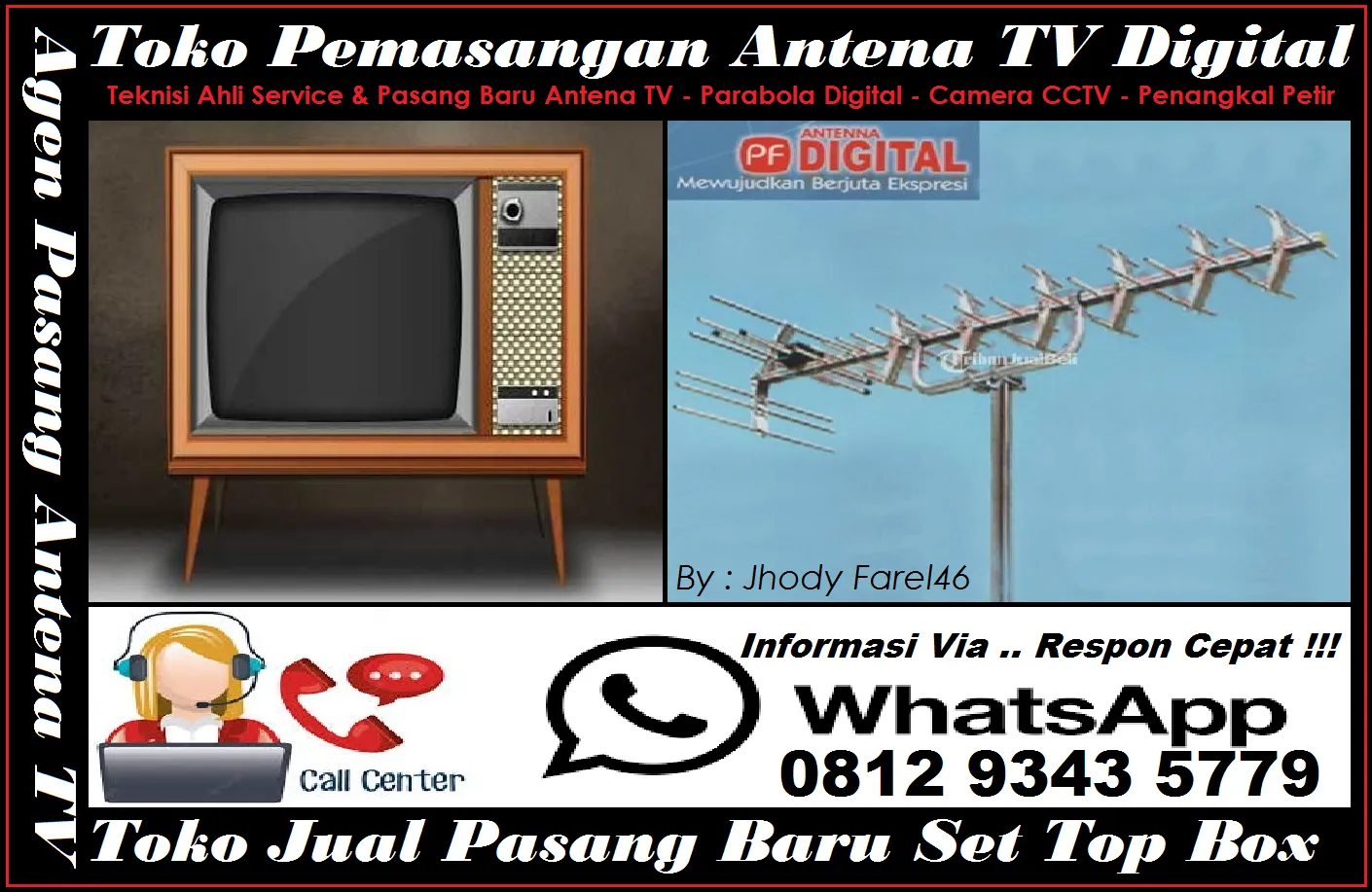 Toko Jasa Tempat Service Setting - Ahli Pasang Antena TV Digital Di Sumur Batu, Kemayoran Area Jakarta Pusat