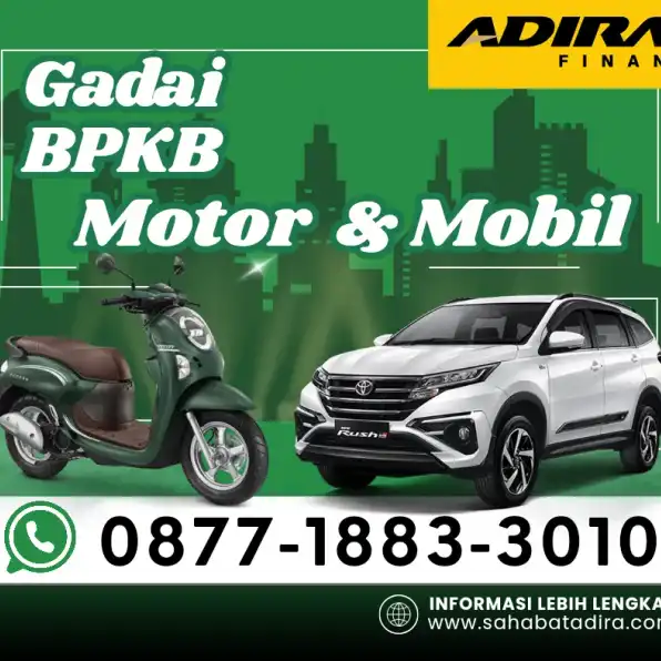 0877-1883-3010, Gadai BPKB Adira Pondok Gede