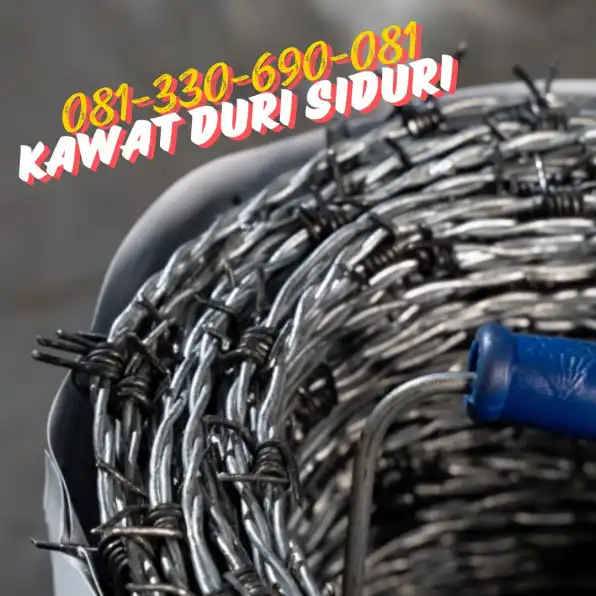 Siduri Kawat Duri Baja Tahan Karat Awet 20 Tahun Tidak Mudah Dipotong