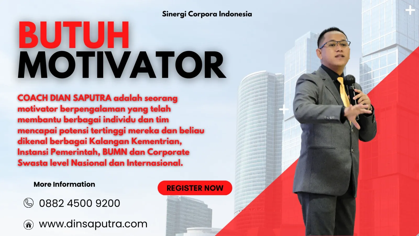Trainer Service Excellence Lampung, Terpercaya & Solutif, Dian Saputra