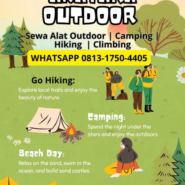 TERLENGKAP 0813-1750-4405 WA, Sewa Alat Outdoor Bekasi