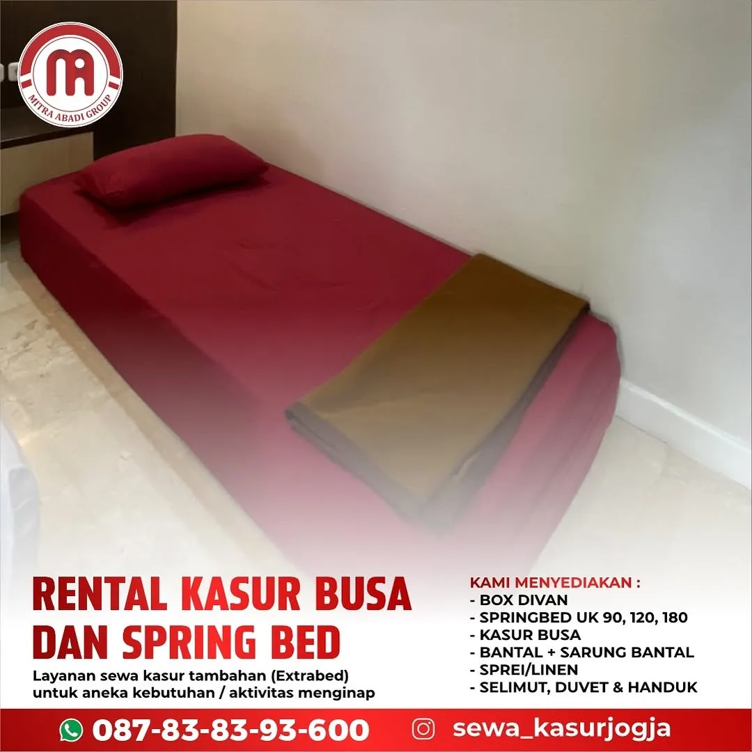 Rental Kasur Jogja WA/Telp. : 087838393600 Bersih Rapi Wangi