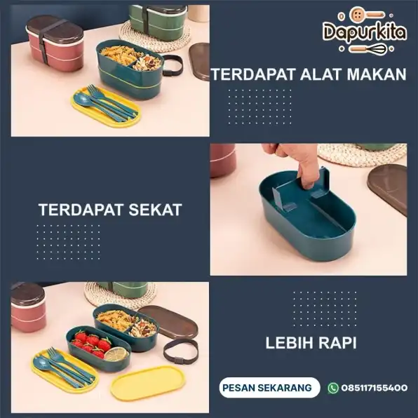 BERKUALITAS 0851-1715-5400 Pasar Kotak Nasi Sederhana Mencegah Pemborosan Makanan Serang Palembang