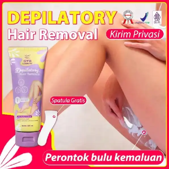 Krim Penghilang Bulu Kemaluan SYB Depilatory Hair Removal Krim Perontok Bulu Miss V Permanen BPOM