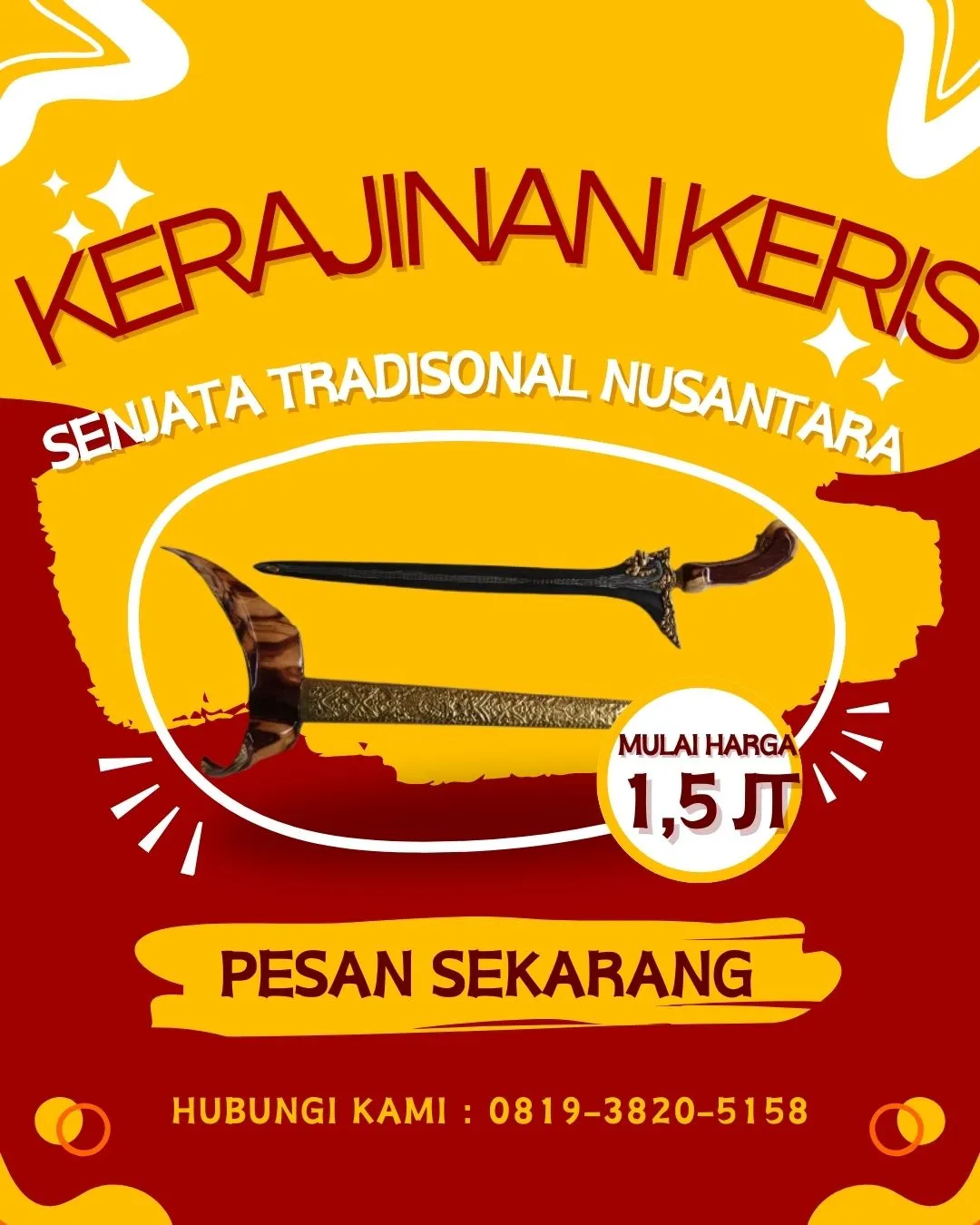 Keris Bali Keris Hias Keperluan Kehidupan Sehari-Hari  Jepara Denpasar Kerajinan Keris