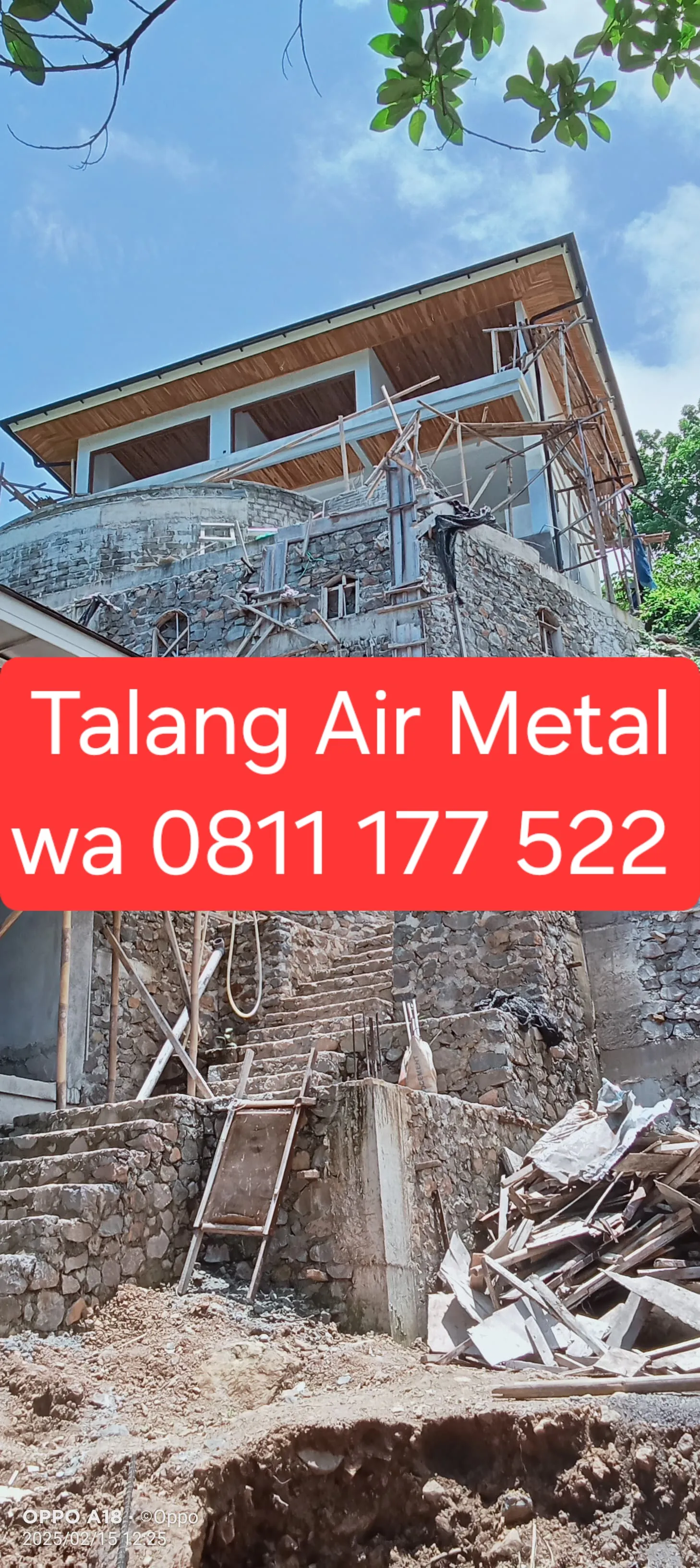 Talang air galvanis Metal tangerang O8111 77 522.,