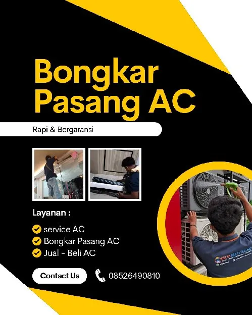 Jasa cuci,service & bongkar pasang AC tegal parang - bergaransi