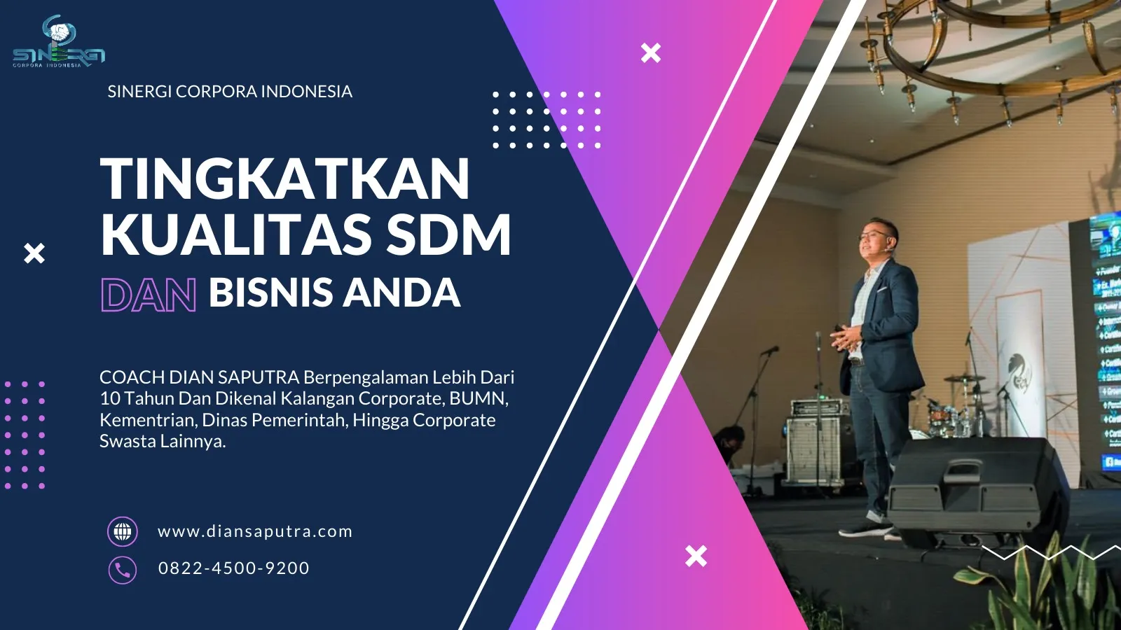 Pembicara Motivator Tabanan, Terpercaya & Solutif, Dian Saputra