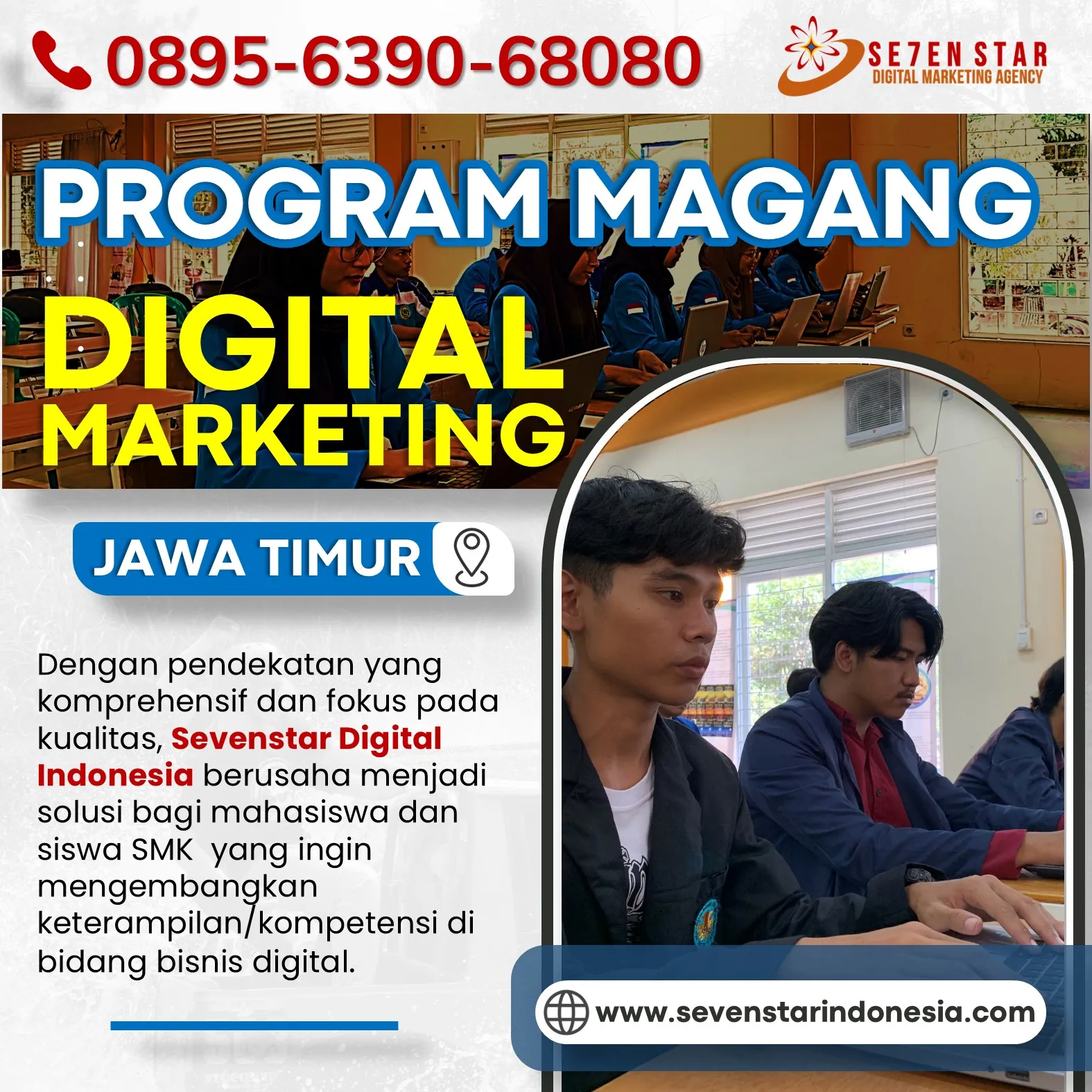 WA 0895-6390-68080, Perusahaan Magang Multimedia DKV di kediri