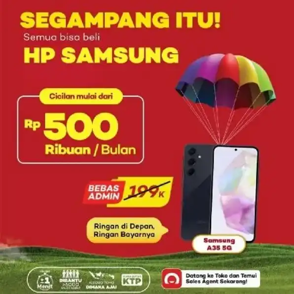 Segampang itu Nyicil Samsung A35 5G di Home Credit, Dapatkan  Promo Bunga Rendah & Free cicilan 1x