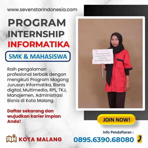 Hub 0895-6390-68080, Info Magang Jurusan Informatika UIN Malang