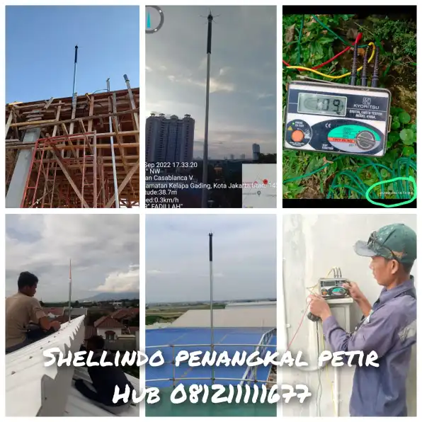 Elektrostatis Sistem - Jasa Pasang Penangkal Petir Radius - Di Cileles