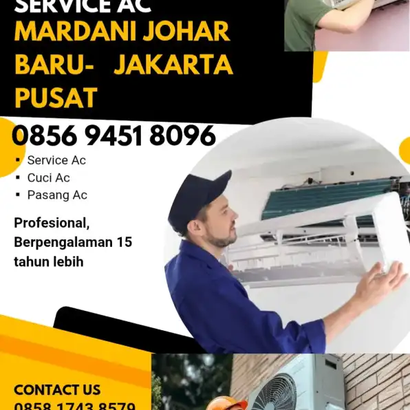 Service Ac Mardani Johar Baru Jakarta Pusat 0856 9451 8096