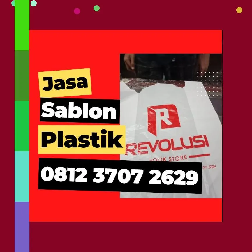 Jasa Sablon Plastik OPP Roti di Asmat