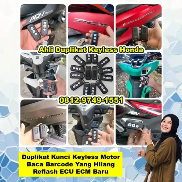 0812-9749-1551(WA), Duplikat Kunci Keyless Terbaik Honda PCX ADV Vario SCOOPY Plered Cirebon